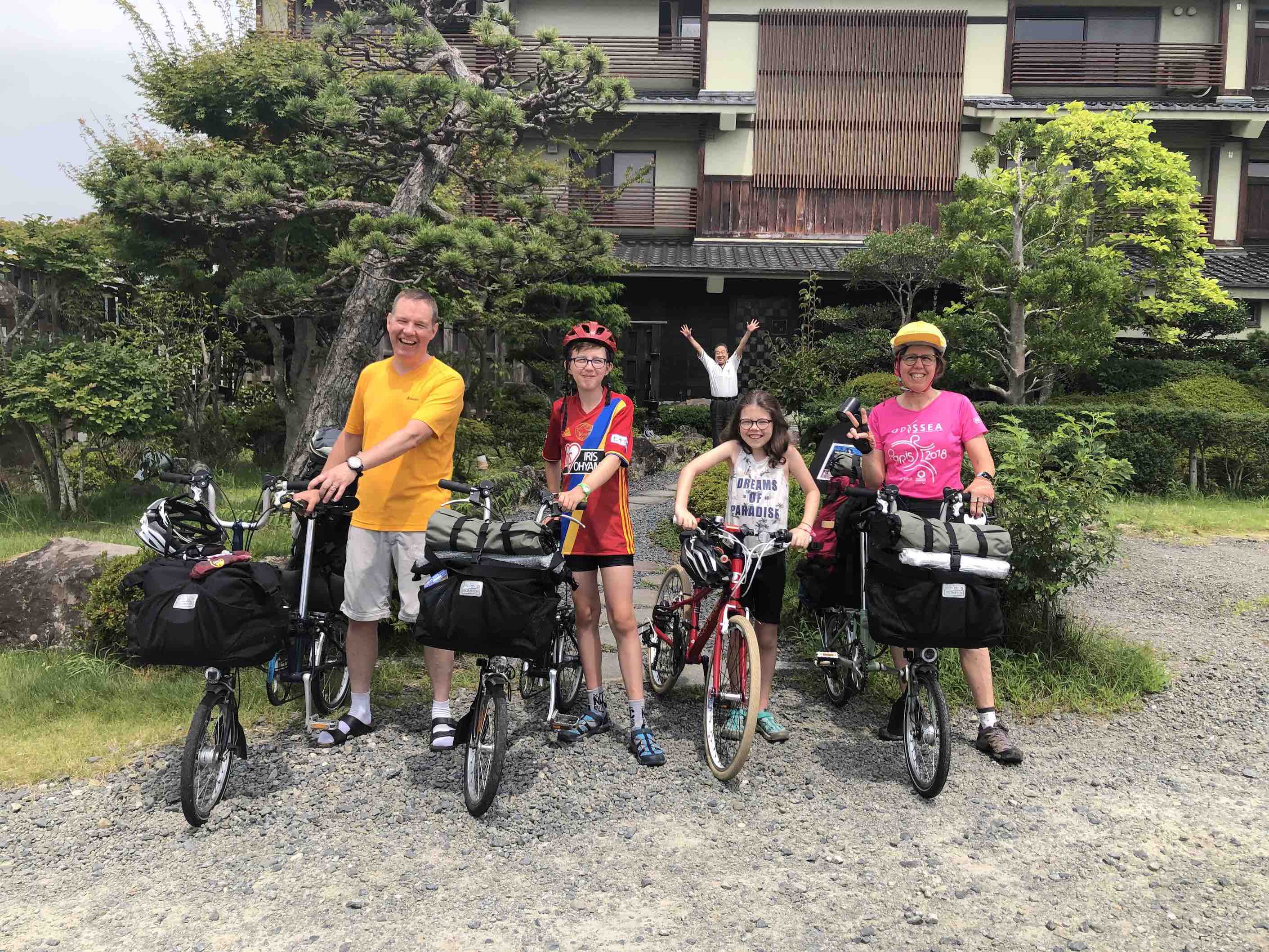 voyage velo famille japon